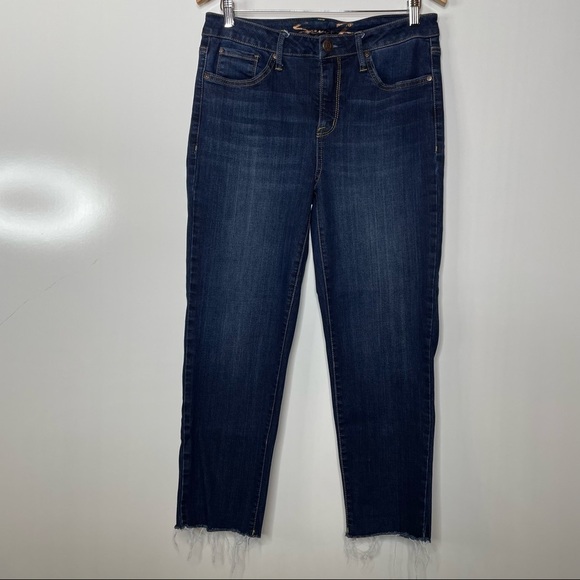 Seven7 Tower Straight Crop Jeans Size 8 - Picture 3 of 11